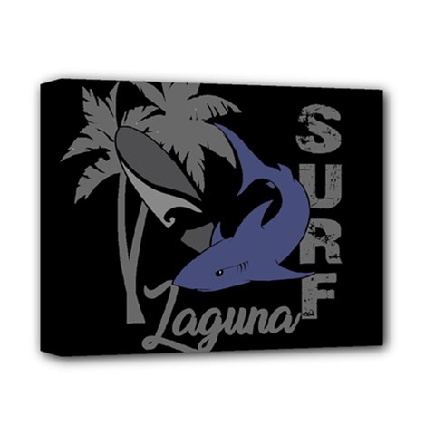 Surf - Laguna Deluxe Canvas 14  X 11  by Valentinaart