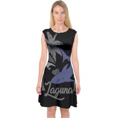 Surf - Laguna Capsleeve Midi Dress by Valentinaart