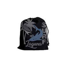 Surf - Laguna Drawstring Pouches (small)  by Valentinaart