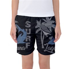 Surf - Laguna Women s Basketball Shorts by Valentinaart