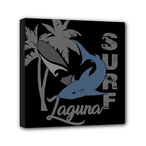 Surf - Laguna Mini Canvas 6  X 6  by Valentinaart