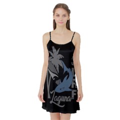 Surf - Laguna Satin Night Slip by Valentinaart