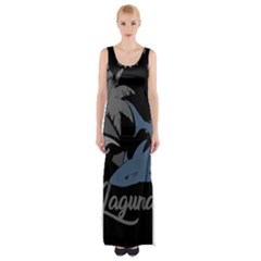 Surf - Laguna Maxi Thigh Split Dress by Valentinaart