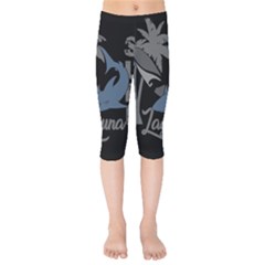 Surf - Laguna Kids  Capri Leggings  by Valentinaart