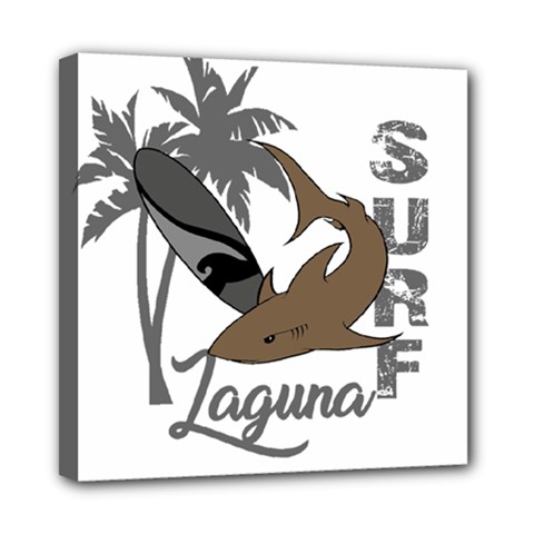 Surf - Laguna Mini Canvas 8  X 8  by Valentinaart