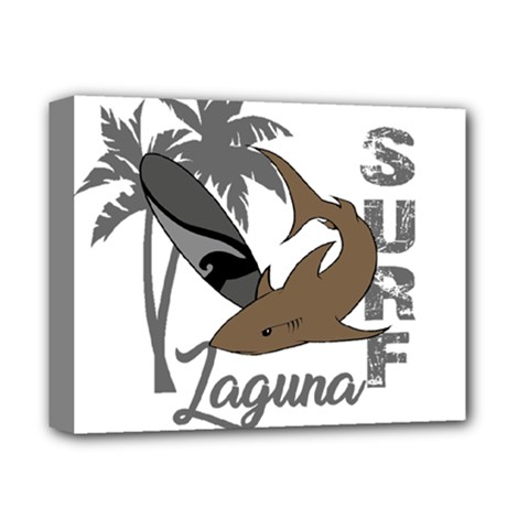 Surf - Laguna Deluxe Canvas 14  X 11  by Valentinaart