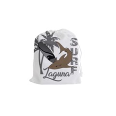 Surf - Laguna Drawstring Pouches (small)  by Valentinaart