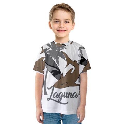 Surf - Laguna Kids  Sport Mesh Tee by Valentinaart