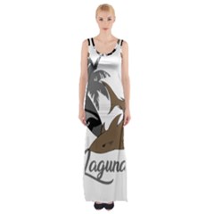 Surf - Laguna Maxi Thigh Split Dress by Valentinaart