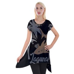 Surf - Laguna Short Sleeve Side Drop Tunic by Valentinaart