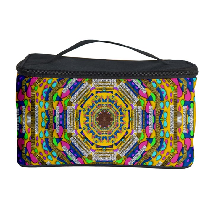 Happy Fantasy Earth Mandala Cosmetic Storage Case