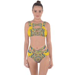 Happy Fantasy Earth Mandala Bandaged Up Bikini Set 