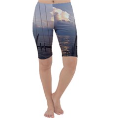 Sailing Into The Storm Cropped Leggings  by oddzodd