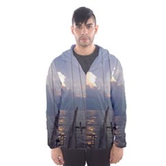 Sailing Into The Storm Hooded Wind Breaker (men)