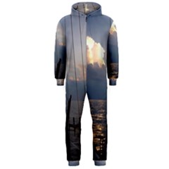 Sailing Into The Storm Hooded Jumpsuit (men)  by oddzodd