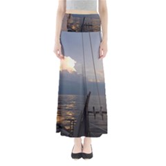 Sailing Into The Storm Maxi Skirts by oddzodd