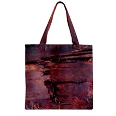 Dissonance Zipper Grocery Tote Bag by oddzodd