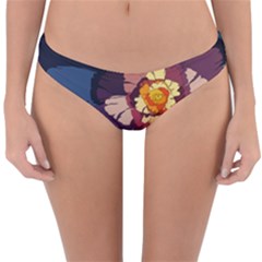 Flower Reversible Hipster Bikini Bottoms