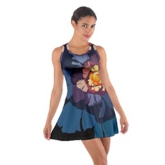 Flower Cotton Racerback Dress by oddzodd