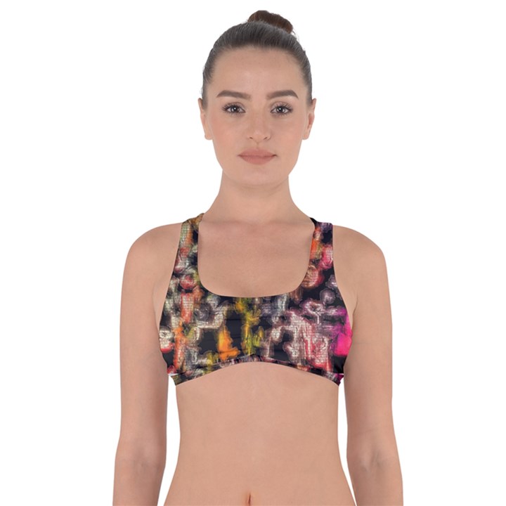 Colorful texture                         Got No Strings Sports Bra