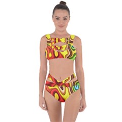 Colorful 3d Shapes                     Bandaged Up Bikini Set