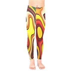 Colorful 3d Shapes                  Kids  Leggings