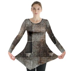 Concrete Grunge Texture                      Long Sleeve Tunic