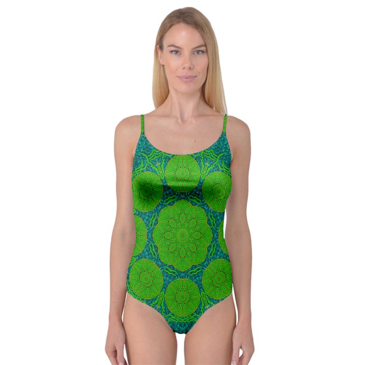 Summer And Festive Touch Of Peace And Fantasy Camisole Leotard 