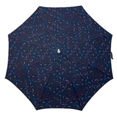 Colorful Floral Patterns Straight Umbrellas by berwies