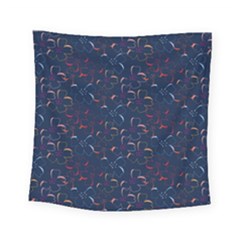 colorful floral patterns Square Tapestry (Small)