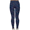 colorful floral patterns Classic Yoga Leggings View2