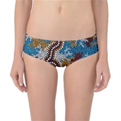 Aboriginal Art – Wetland Dreaming Classic Bikini Bottoms