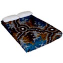 Aboriginal Art – Wetland Dreaming Fitted Sheet (Queen Size) View2