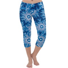 Aboriginal Art – Bushland Dreaming Capri Yoga Leggings by hogartharts