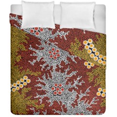 Aboriginal Art – Riverside Dreaming Duvet Cover Double Side (california King Size)