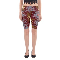 Aboriginal Art – Riverside Dreaming Yoga Cropped Leggings by hogartharts