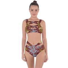 Aboriginal Art – Riverside Dreaming Bandaged Up Bikini Set 