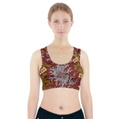 Aboriginal Art – Riverside Dreaming Sports Bra With Pocket