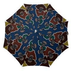 Aboriginal Art - Riverside Dreaming Straight Umbrellas by hogartharts