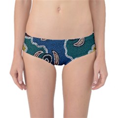 Aboriginal Art - Riverside Dreaming Classic Bikini Bottoms