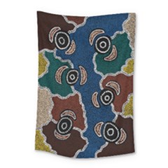 Aboriginal Art - Riverside Dreaming Small Tapestry