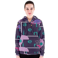 Behance Feelings Beauty Space Alien Star Galaxy Women s Zipper Hoodie by Mariart