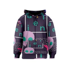 Behance Feelings Beauty Space Alien Star Galaxy Kids  Zipper Hoodie by Mariart