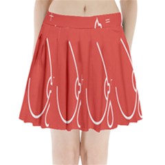 Caffeine And Breastfeeding Coffee Nursing Red Sign Pleated Mini Skirt