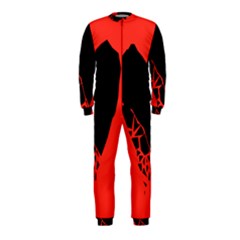 Broken Heart Tease Black Red Onepiece Jumpsuit (kids) by Mariart