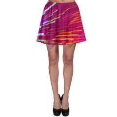 Zoom Colour Motion Blurred Zoom Background With Ray Of Light Hurtling Towards The Viewer Skater Skirt by Mariart