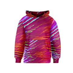 Zoom Colour Motion Blurred Zoom Background With Ray Of Light Hurtling Towards The Viewer Kids  Pullover Hoodie by Mariart