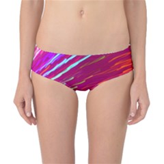 Zoom Colour Motion Blurred Zoom Background With Ray Of Light Hurtling Towards The Viewer Classic Bikini Bottoms by Mariart