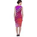 Zoom Colour Motion Blurred Zoom Background With Ray Of Light Hurtling Towards The Viewer Classic Sleeveless Midi Dress View2