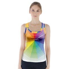 Colour Value Diagram Circle Round Racer Back Sports Top by Mariart